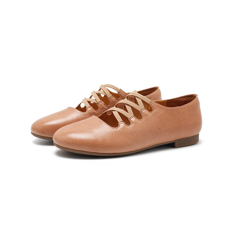 dwarves1531-2 Flats 5.5 Nude Pink