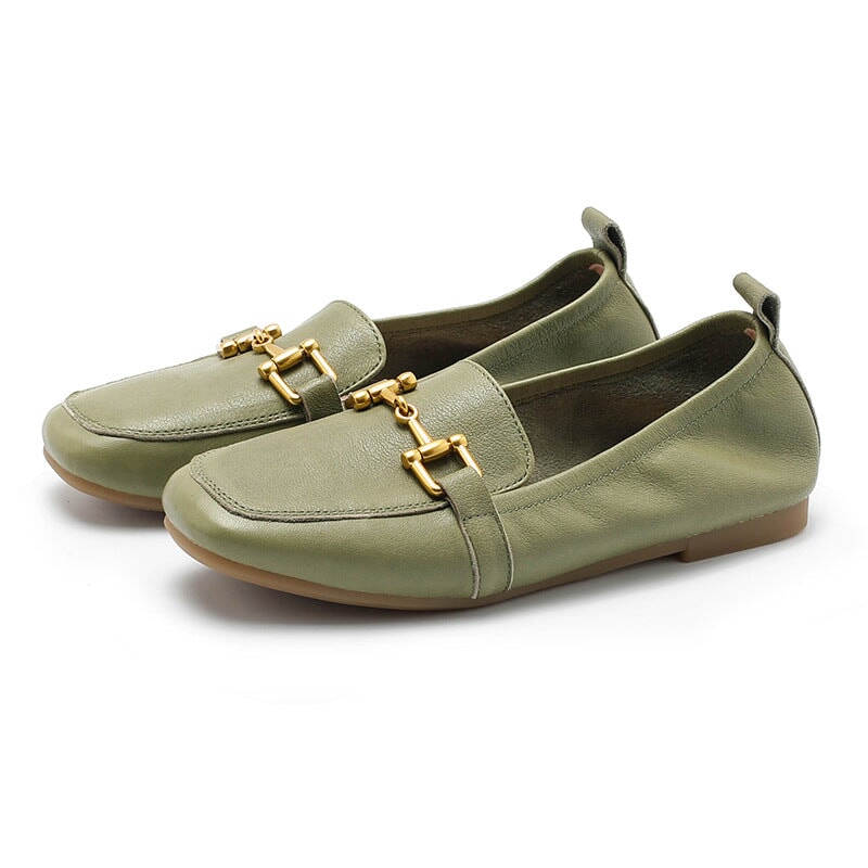 dwarves1536-1 Loafers 5.5 Green