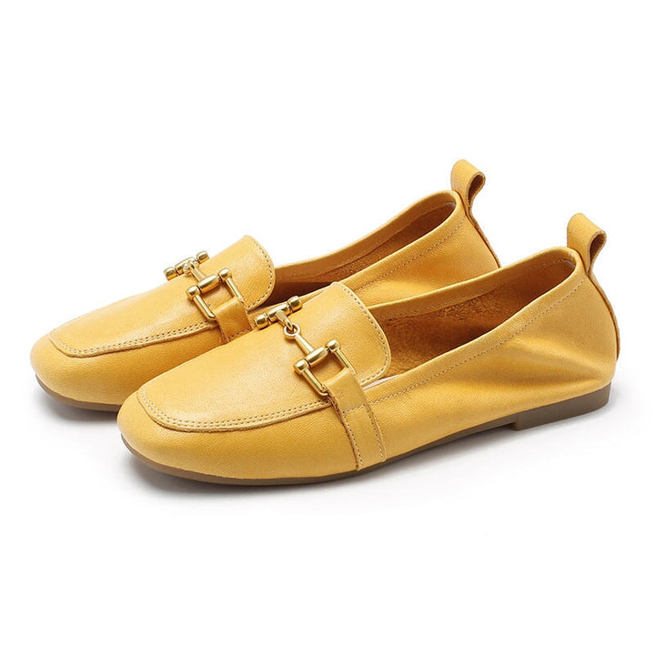 dwarves1536-4 Loafers 5.5 Yellow