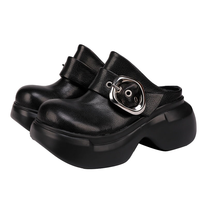 dwarves1547-2 Slippers 5.5 Black