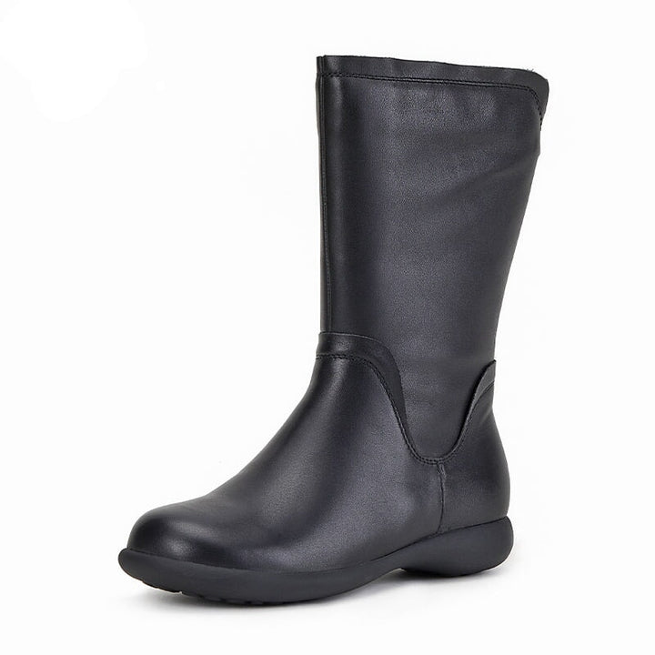 dwarves1639-1 Boots 7 Black Short Plush