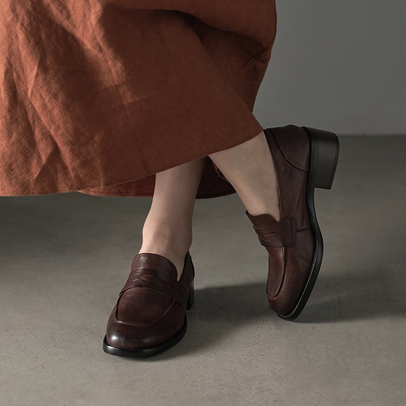 dwarves1645-1 Loafers 5 Brown