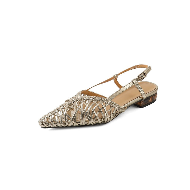 dwarves1672-14 Sandals 5 Golden