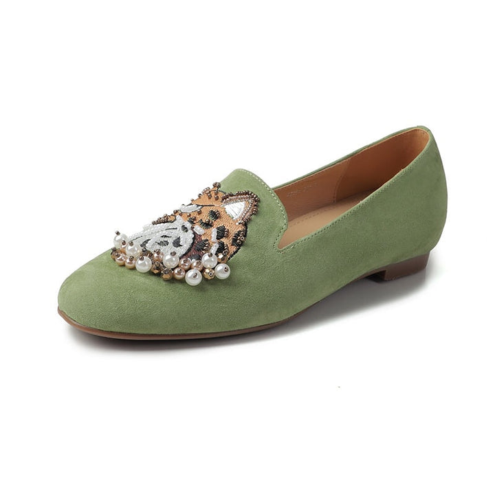 dwarves1675-2 Loafers 5 Green