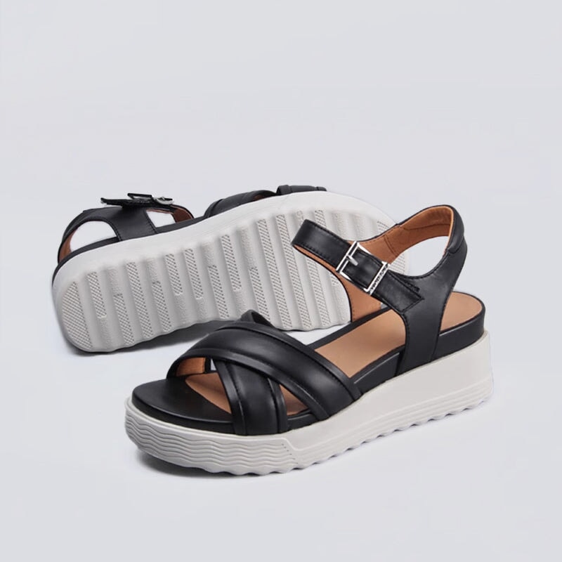 dwarves1702-3 Sandals 5.5 Black