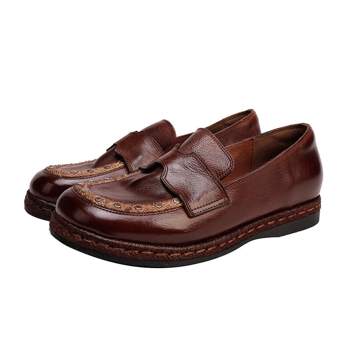 dwarves1720-1 Loafers 5.5 Coffee