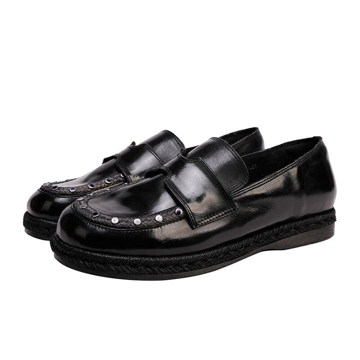 dwarves1720-2 Loafers 5.5 Black
