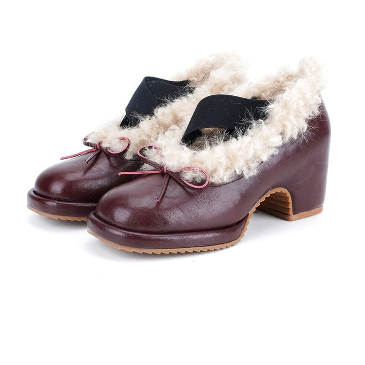 dwarves1729-3 Mary Jane 5 Wine Red