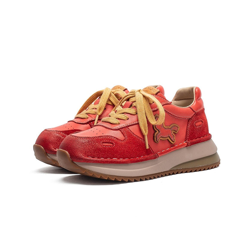 dwarves1759-2 Sneakers 5.5 Red
