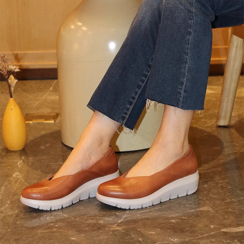 dwarves1782-17 Loafers 5.5 Brown