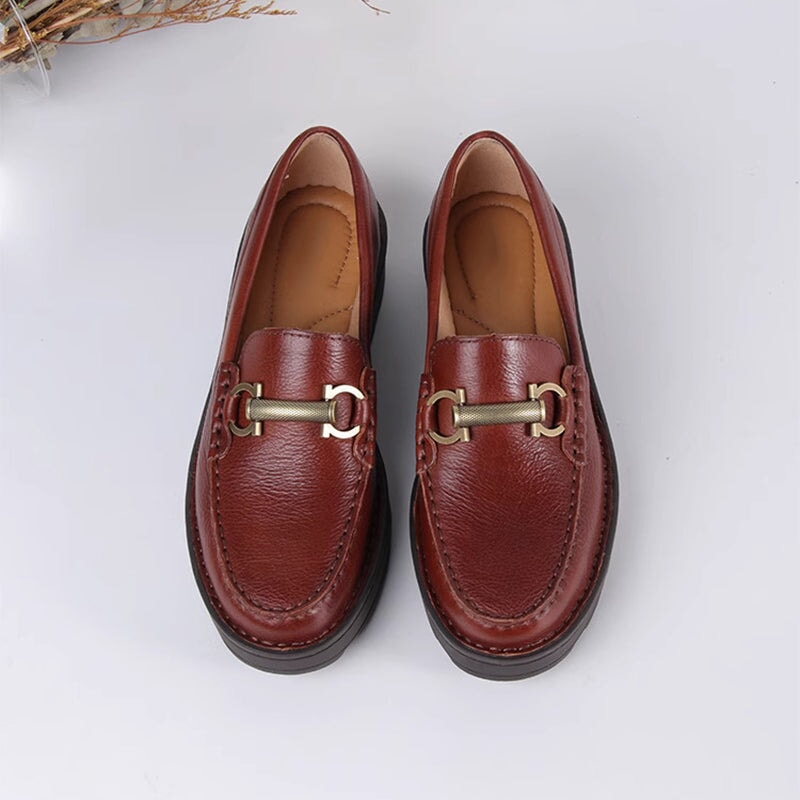 dwarves1784-24 loafers 6.5 Brown2