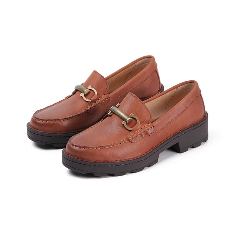 dwarves1784-8 loafers 6.5 Brown1