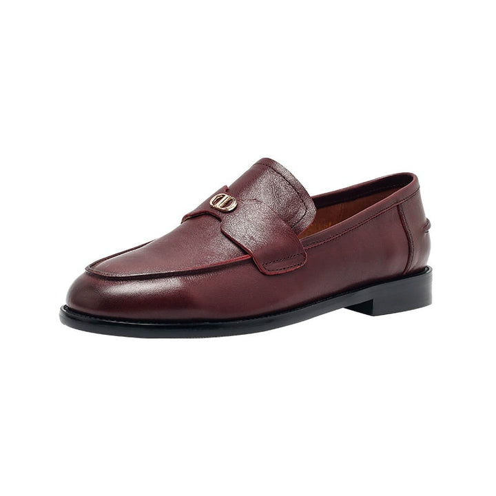 dwarves1787-2 Loafers 5.5 Wine Red