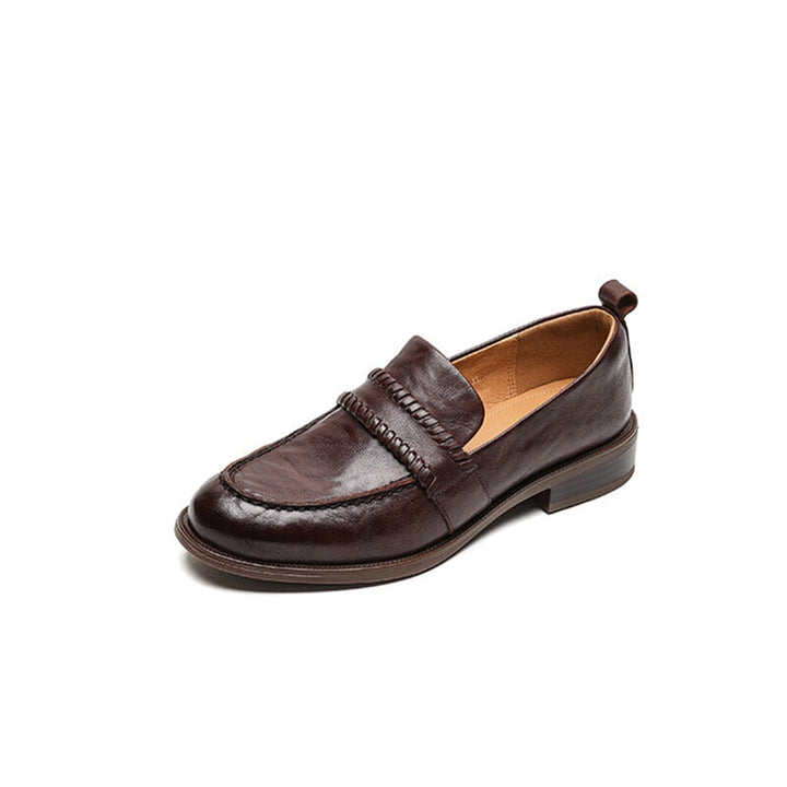 dwarves1788-1 Loafers 5.5 Coffee