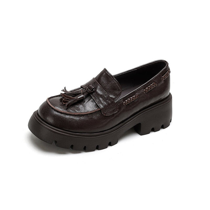dwarves1792-1 Loafers 5 Brown