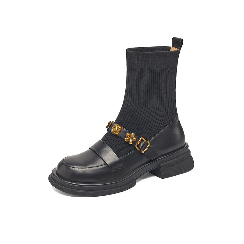 dwarves1795-24 Loafers 5 Black