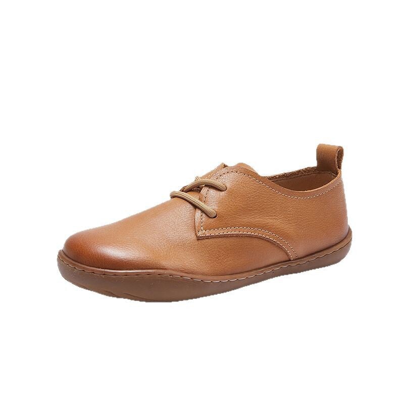 dwarves1803-9 Oxfords &amp; Tie 6.5 Yellow Brown