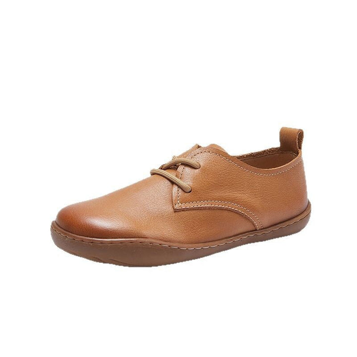 dwarves1803-9 Oxfords &amp; Tie 6.5 Yellow Brown