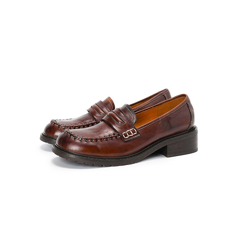 dwarves1810-2 Loafers 5.5 Dark Brown