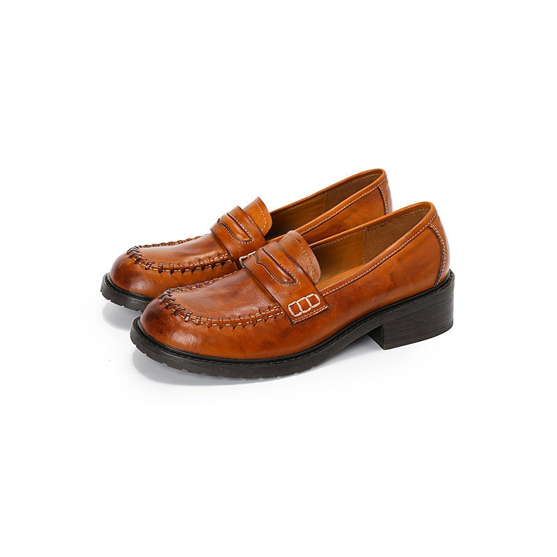 dwarves1810-3 Loafers 5.5 Camel