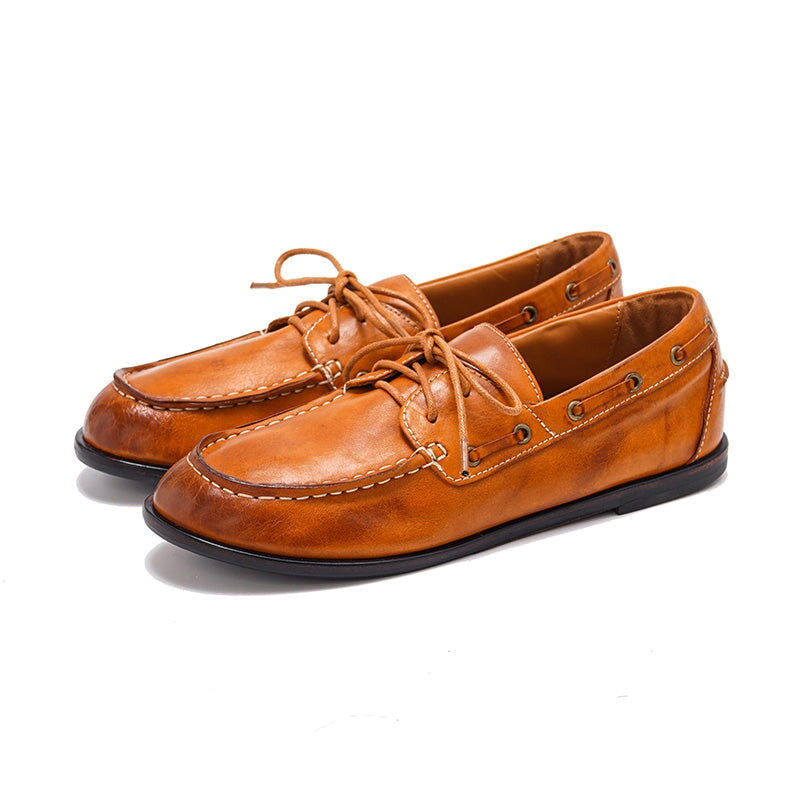 dwarves1822-3 Loafers 5.5 Camel
