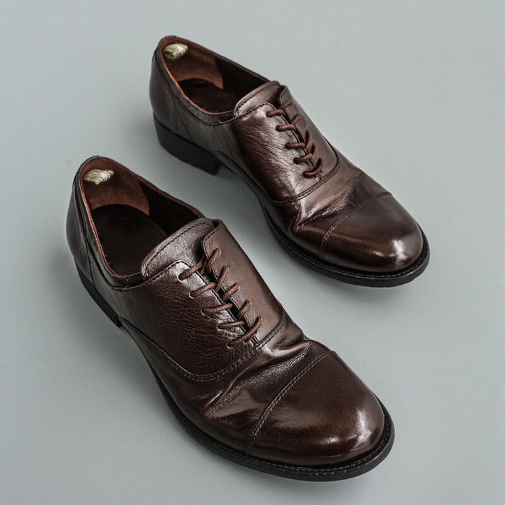 dwarves1827-4 Oxfords &amp; Tie 5.5 Coffee