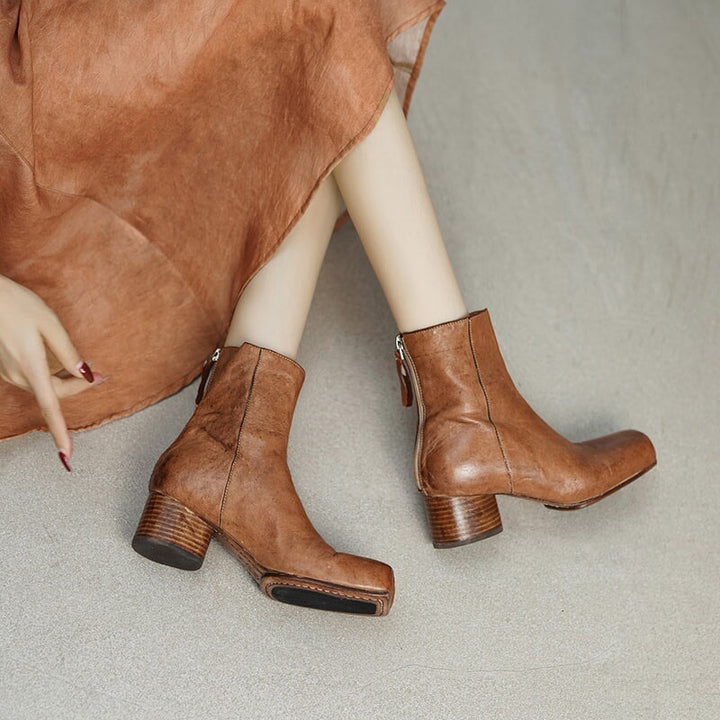 dwarves1831-1 Boots 5 Apricot