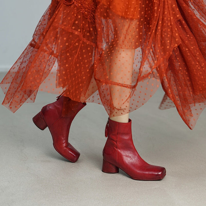 dwarves1831-3 Boots 5 Red