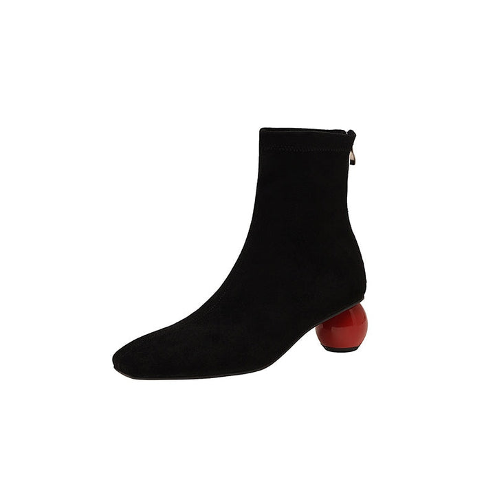 dwarves1892-2 Boots 5 Black Suede