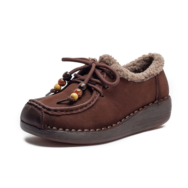 dwarves1926-1 Oxfords &amp; Tie 5.5 Coffee Short Plush