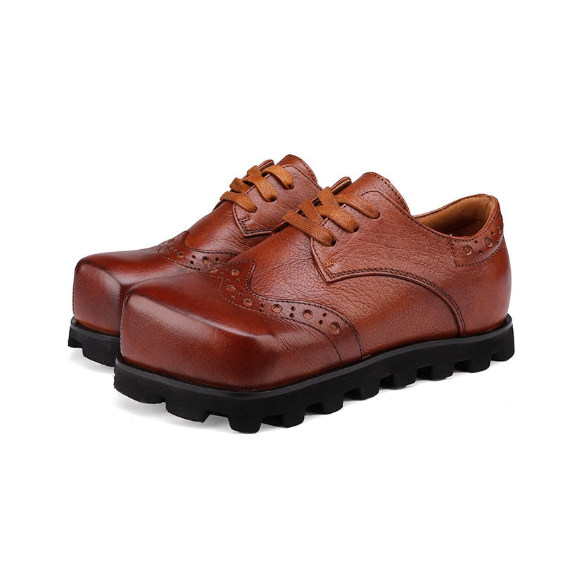 dwarves1932-2 Oxfords & Tie 5.5 Brown