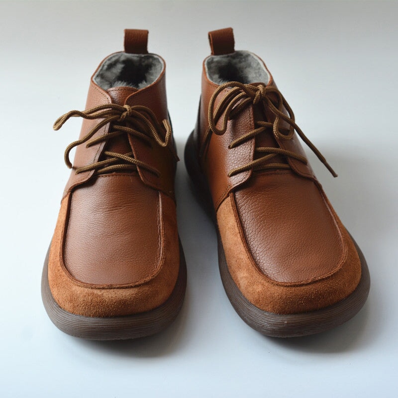 dwarves2020-2 Boots 5.5 Brown Fleece Lined