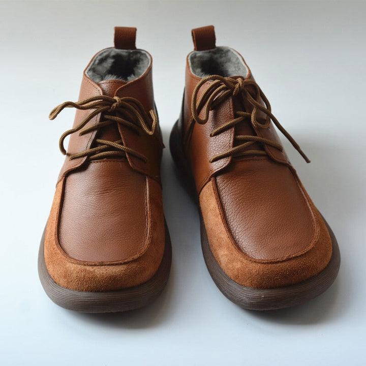 dwarves2020-2 Boots 5.5 Brown Fleece Lined