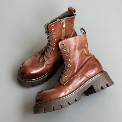 dwarves2055-1 Boots 5.5 Brown