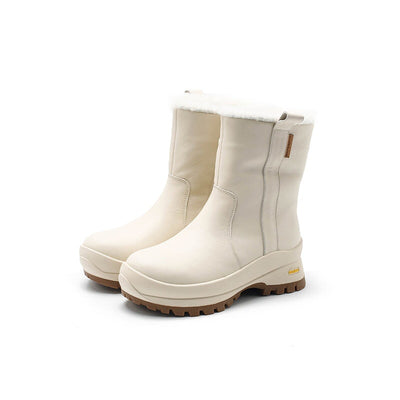 dwarves2064-15 Boots 5.5 Beige Shearling Lined