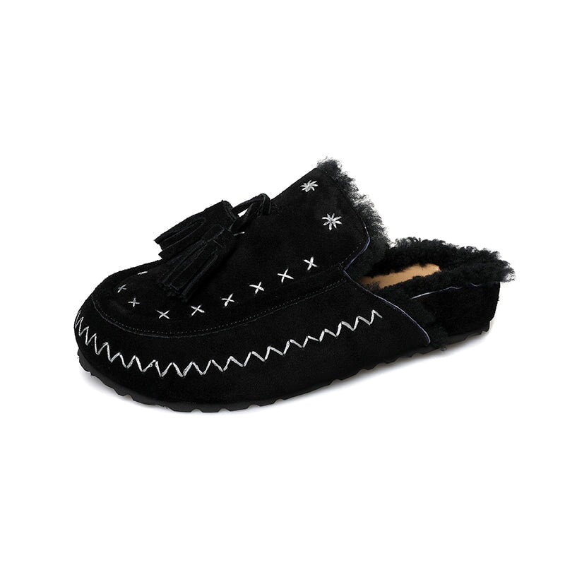 dwarves2111-1 Slippers 5 Black