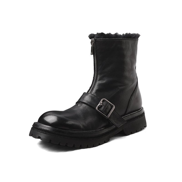dwarves2125-2 Boots 5 Black Shearling Lined