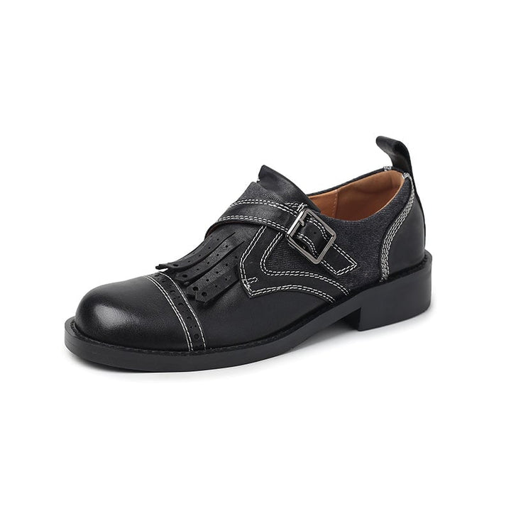 dwarves2150-1 Oxfords &amp; Tie 5 Black