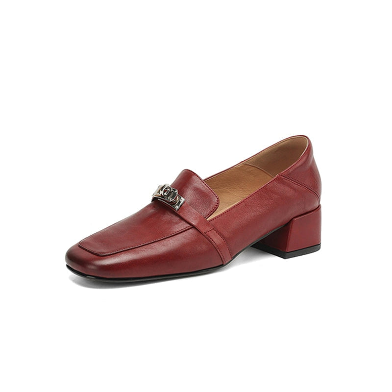 dwarves2153-58 Loafers 4.5 Red