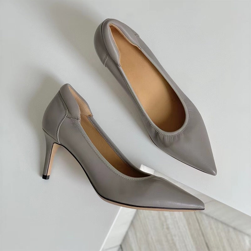 dwarves2154-7 pumps Gray 5.5