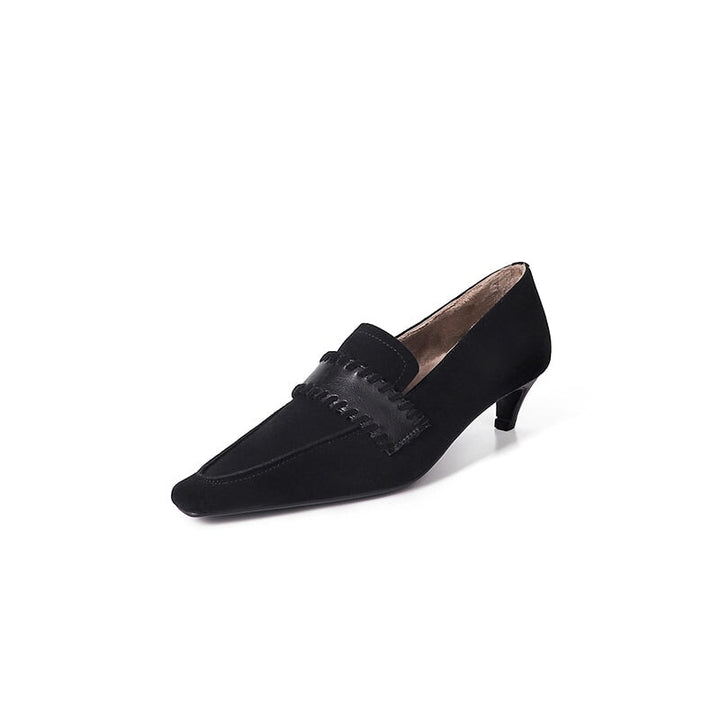 dwarves2190-20 Pumps 5 Black Short Plush