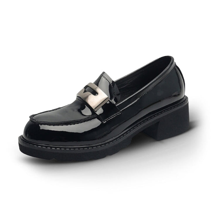 dwarves2195-2 Loafers 5 Black Patent Cow Leather