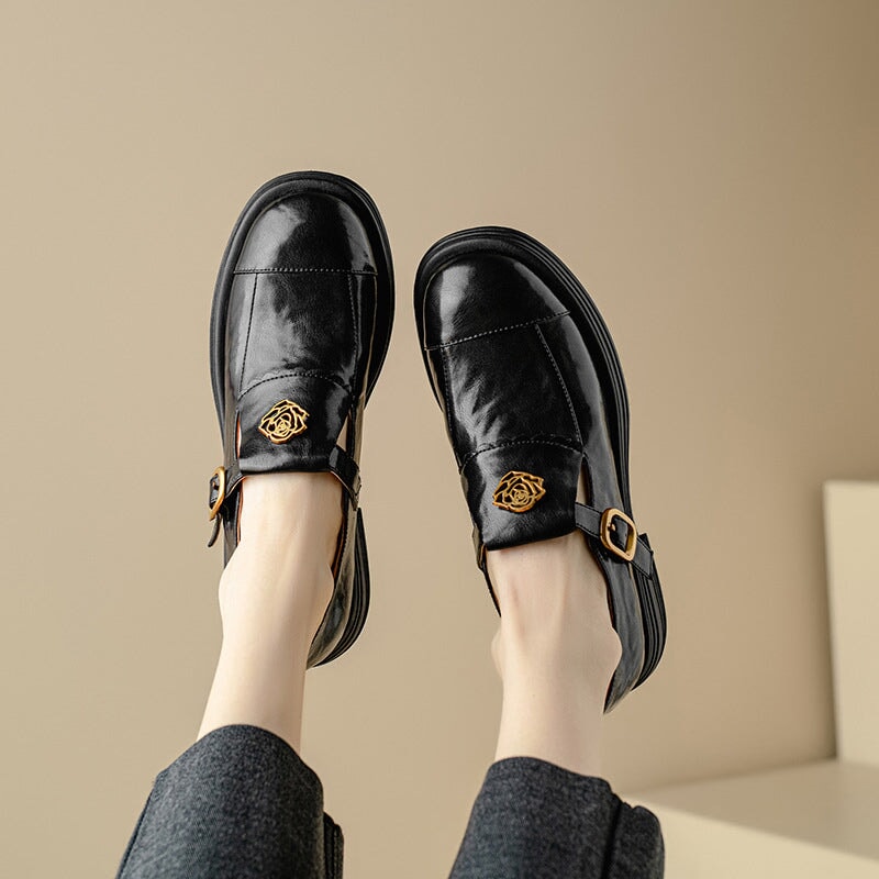 dwarves2203-1 Loafers 5 Black