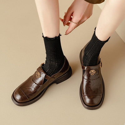 dwarves2203-2 Loafers 5 Coffee