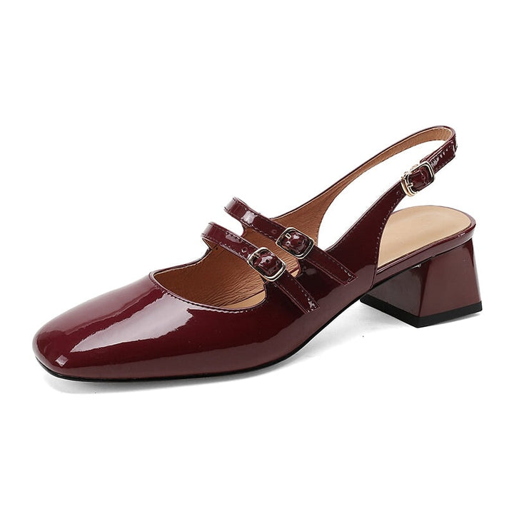 dwarves2206-2 Mary Jane 5 Wine Red
