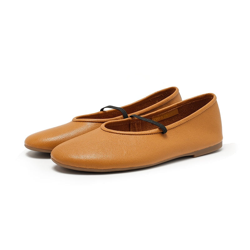dwarves2235-10 Flats 5.5 Yellow Brown