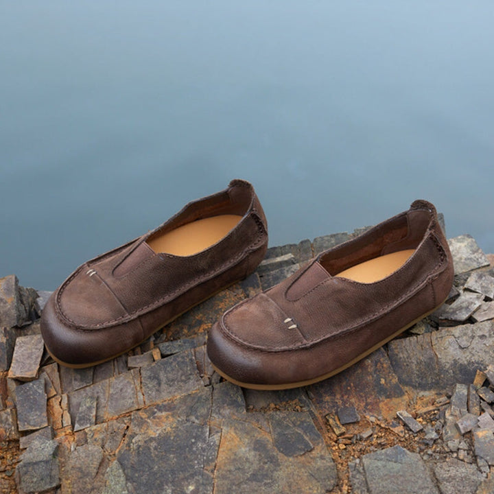 dwarves224-2 Loafers 5.5 Coffee