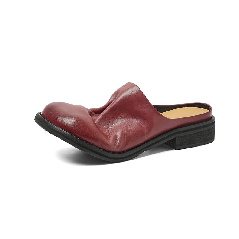 dwarves2346-1 Slippers 5 Wine Red