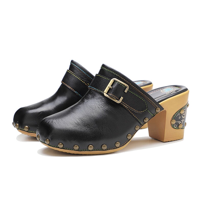 dwarves2358-5 slippers 6.5 Black
