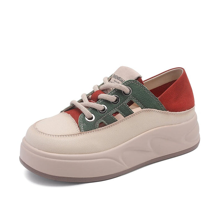 dwarves2412-50 Sneakers 5.5 Red with Green